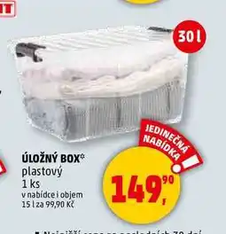 Penny Market ÚLOŽNÝ BOX plastový, 1 ks nabídka