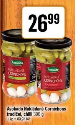 TEMPO Avokádo Nakládané Cornichons tradiční, chilli nabídka