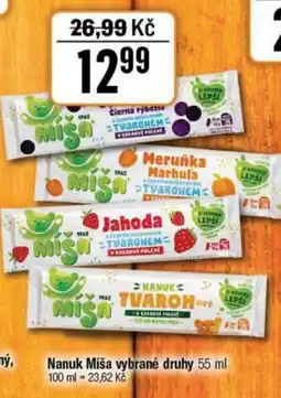 TEMPO Nanuk Míša vybrané druhy nabídka
