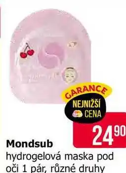 Teta Mondsub hydrogelová maska pod oči 1 pár, různé druhy nabídka