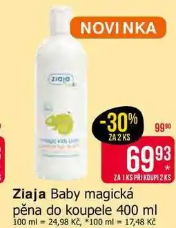 Teta Ziaja Baby magická pěna do koupele 400 ml nabídka