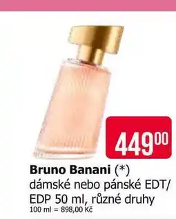 Teta Bruno Banani dámské nebo pánské EDT/ EDP 50 ml, různé druhy nabídka