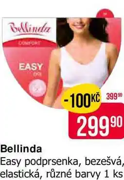 Teta Bellinda Easy podprsenka, bezešvá, elastická, různé barvy 1 ks nabídka