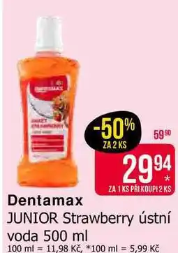Teta Dentamax JUNIOR Strawberry ústní voda 500 ml nabídka