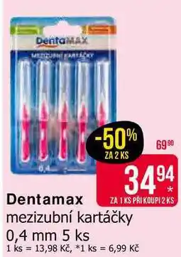 Teta Dentamax mezizubní kartáčky 0,4 mm 5 ks nabídka