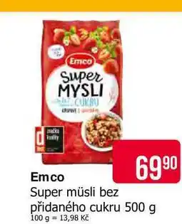 Teta Emco Super müsli bez přidaného cukru 500 g nabídka