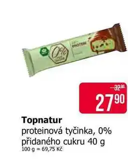 Teta Topnatur proteinová tyčinka, 0% přidaného cukru 40 g nabídka