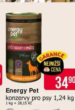 Teta Energy Pet konzervy pro psy 1,24 kg nabídka