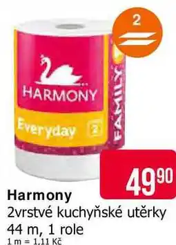 Teta Harmony 2vrstvé kuchyňské utěrky 44 m, 1 role nabídka