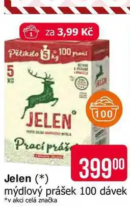 Teta Jelen mýdlový prášek 100 dávek nabídka