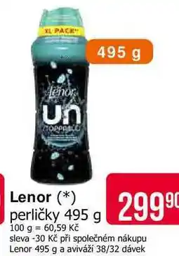 Teta Lenor Unstoppables Vonné Perličky 495g, vybrané druhy nabídka