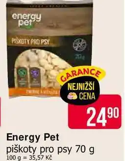 Teta Energy Pet piškoty pro psy 70 g nabídka