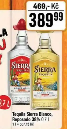 TEMPO Tequila Sierra Blanco, Reposado 38% nabídka