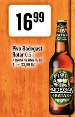TEMPO Pivo Radegast Ratar nabídka