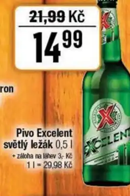 TEMPO Pivo Excelent světlý ležák nabídka