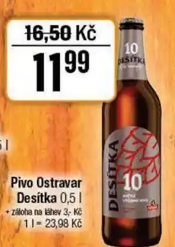 TEMPO Pivo Ostravar Desítka nabídka