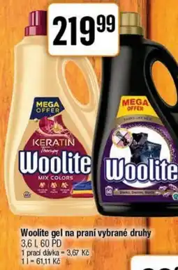 TEMPO Woolite gel na praní nabídka
