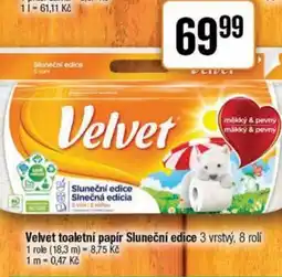 TEMPO Velvet toaletní papír Sluneční edice nabídka
