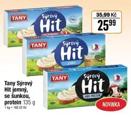 TEMPO Tany Sýrový Hit jemný, se šunkou, protein nabídka