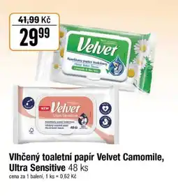 TEMPO Vlhčený toaletní papír Velvet Camomile, Ultra Sensitive nabídka