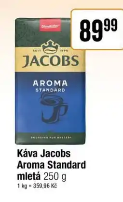 TEMPO Káva Jacobs Aroma Standard mletá nabídka