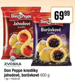 TEMPO Don Peppe knedlíky jahodové, borůvkové nabídka