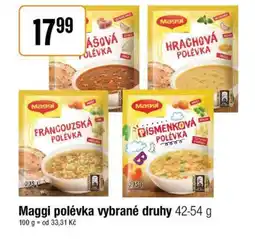 TEMPO Maggi polévka nabídka