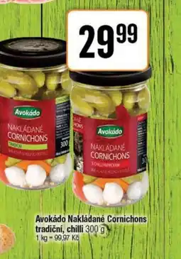 TEMPO Avokádo Nakládané Cornichons tradiční, chilli nabídka