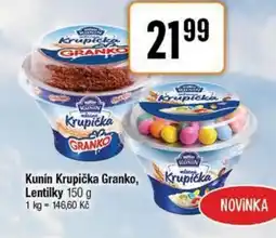 TEMPO Kunín Krupička Granko, Lentilky nabídka