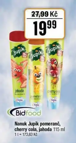 TEMPO Nanuk Jupík pomeranč, cherry cola, jahoda nabídka