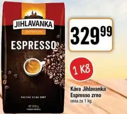 TEMPO Káva Jihlavanka Espresso zrno nabídka