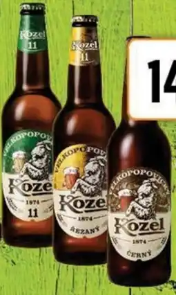 TEMPO Pivo Velkopopovický Kozel 11, řezaný, černý nabídka