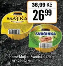 Hamé Májka, Svačinka