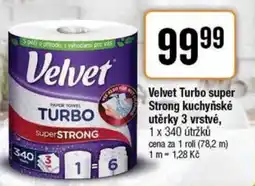 TEMPO Velvet Turbo super Strong kuchyňské utěrky 3 vrstvé nabídka
