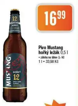 TEMPO Pivo Mustang hořký ležák nabídka