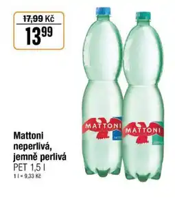 TEMPO Mattoni neperlivá, jemně perlivá nabídka
