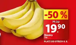 Lidl Banány nabídka