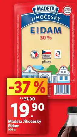 Lidl Madeta Jihočeský Eidam nabídka
