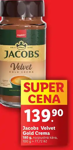 Lidl Jacobs Velvet Gold Crema nabídka