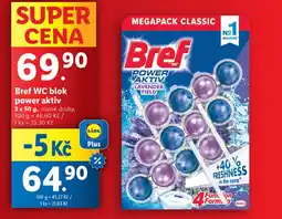 Lidl Bref WC blok power aktiv nabídka
