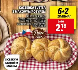 Lidl Kaiserka světlá s makovým posypem nabídka