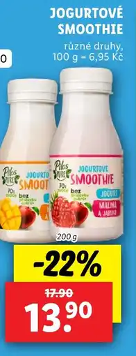 Lidl Jogurtové smoothie nabídka