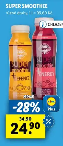 Lidl Super smoothie nabídka