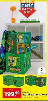 Lidl MINECRAFT ÚLOŽNÉ KOSTKY - 2 KUSY nabídka