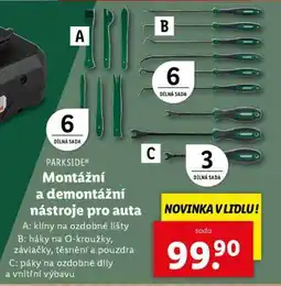 Lidl PARKSIDE Montážní a demontážní nástroje pro auta nabídka