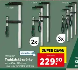 Lidl PARKSIDE Truhlářské svěrky nabídka
