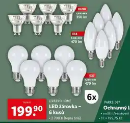 Lidl LIVARNO HOME LED žárovka – 6 kusů nabídka