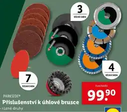 Lidl PARKSIDE Příslušenství k úhlové brusce nabídka