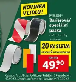 Lidl Parkside Bariérová/speciální páska nabídka