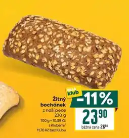 Billa Žitný bochánek nabídka
